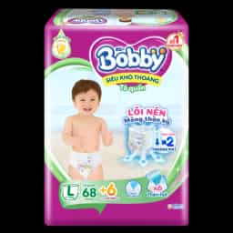 Bỉm tã quần Bobby size L (68 miếng, 9 - 13kg) - img_01KBWRZE2HEKSWP158532B5W9H