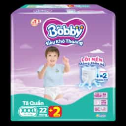 Bỉm tã quần Bobby size XXXL (22 miếng, 20 - 35kg) - img_01KBWRZNEK6SBQM2GH4G2JZ07W