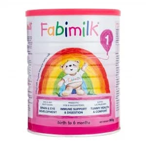 Sữa bột cho bé Fabimilk số 1 900g (0 - 6 tuổi)