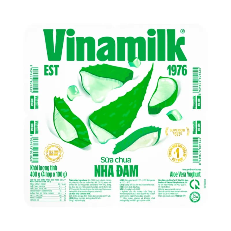 Sữa chua ăn Vinamilk Nha Đam