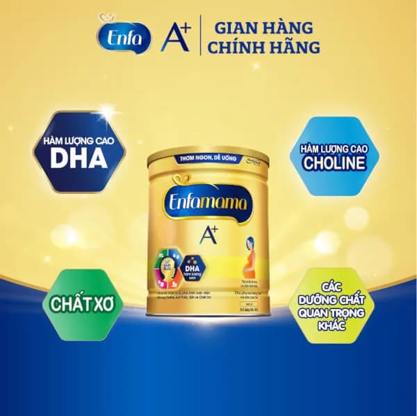 Sữa bầu Enfamama A+ hương Vani 400g 2Flex