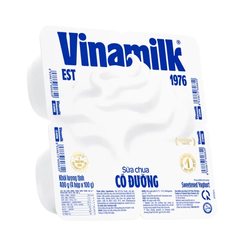 Sữa chua ăn Vinamilk Có Đường