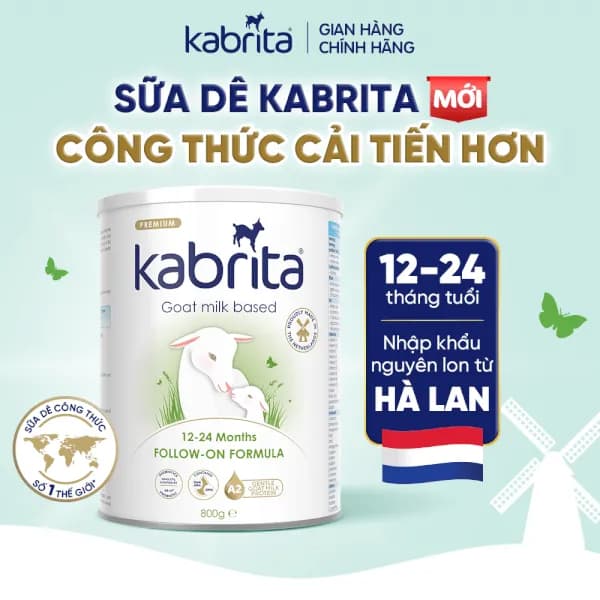 Sữa dê Kabrita Số 2 800g (1 - 2 tuổi)