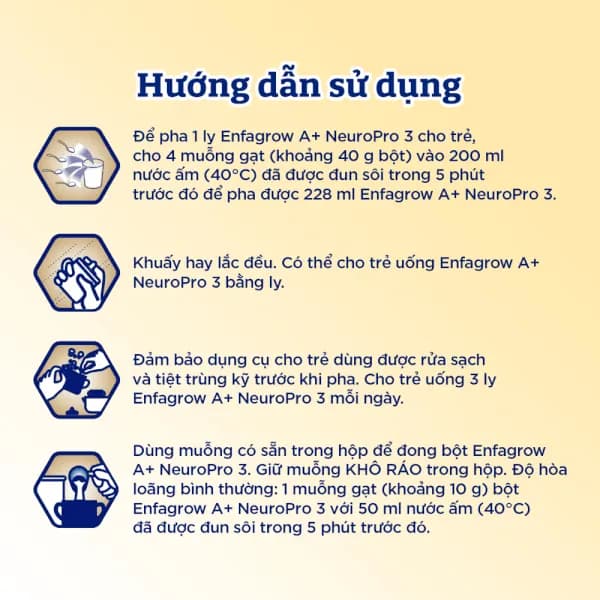 Sữa bột cho bé Enfagrow A+ Neuropro số 3 830g (1 - 3 tuổi) 2Flex