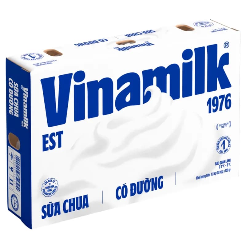 Sữa chua ăn Vinamilk Có Đường