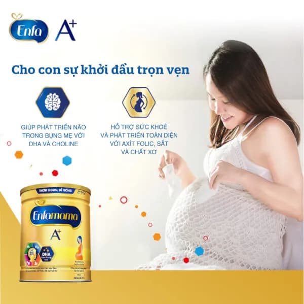 Sữa bầu Enfamama A+ hương Vani 400g 2Flex