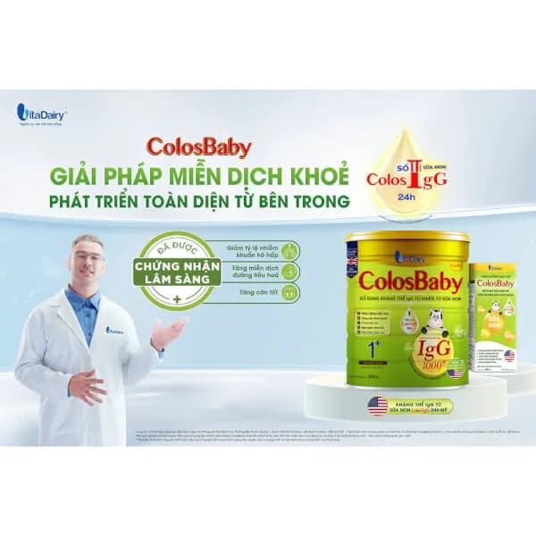 Sữa bột cho bé ColosBaby Gold 1+ 800g (1 - 2 tuổi)