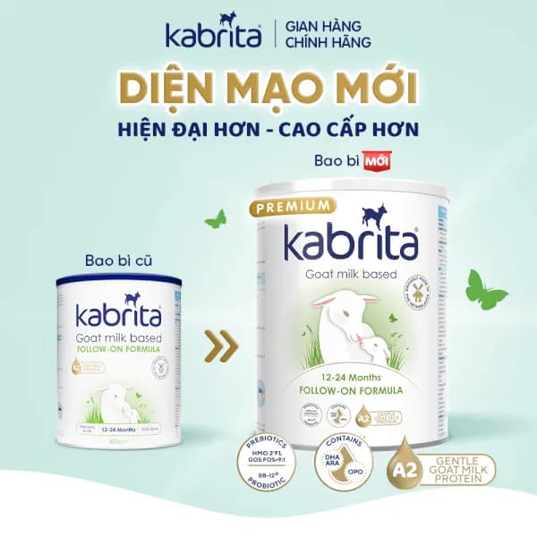 Sữa dê Kabrita Số 2 800g (1 - 2 tuổi)