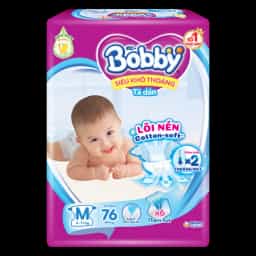 Bỉm tã dán Bobby siêu thấm size M (76 miếng, 6 - 10kg) - img_01KBWRZPYW3ZF6RJS9FD0YTTF3