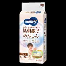 Tã quần Moony Natural/Moony Dịu nhẹ size L (36 miếng) - img_01KBWRZG4DHKVVCA1PDZZCF6DE
