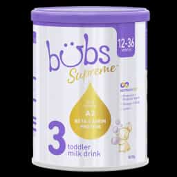 Sữa bột cho bé Bubs Supreme A2 số 3 800g (1 - 3 tuổi) - img_01KBWRZCXEJ013R0P07SDADRN5