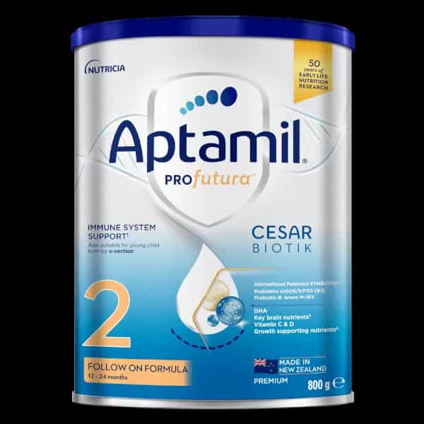 Sữa bột cho bé Aptamil Profutura Cesarbiotik New Zealand số 2 800g (1 - 2 tuổi)
