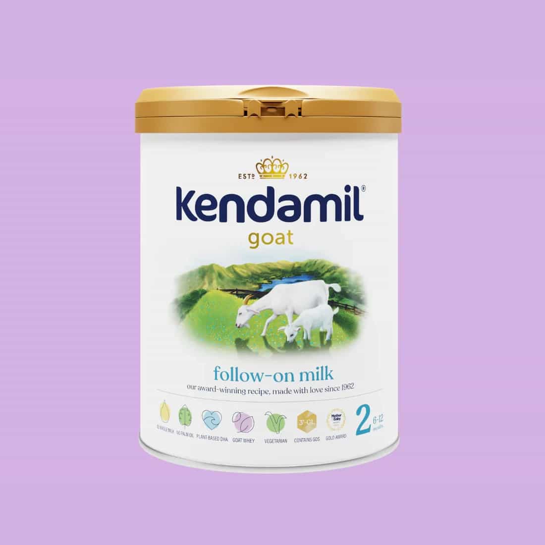 Sữa dê Kendamil Goat đạm A2 số 2 800g (6 - 12 tháng tuổi)