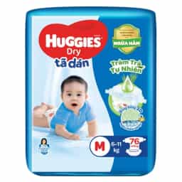 Bỉm tã dán Huggies Dry size M (76 miếng, 6 - 11kg) - img_01KBWRZHTN8096WFDD7M3R6CQF