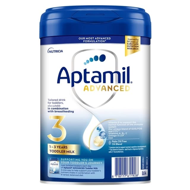 Sữa bột cho bé Aptamil Advanced Anh số 3 800g (từ 1 tuổi)