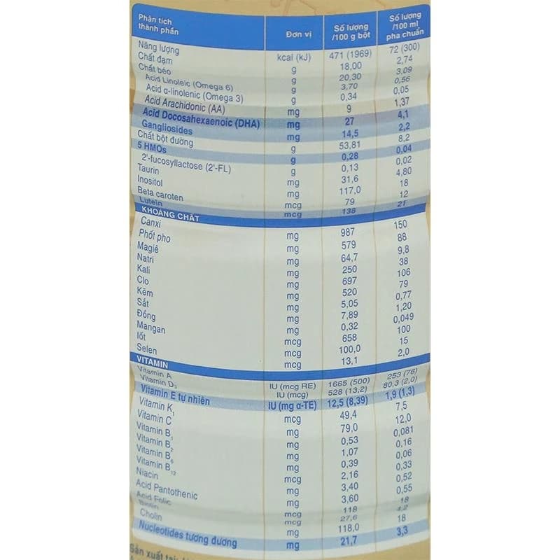 Sữa bột cho bé Similac 5G số 4 900g (2 - 6 tuổi)