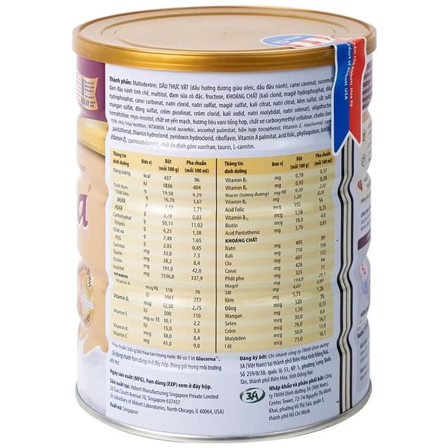 Sữa người lớn Abbott Glucerna bổ sung dinh dưỡng đặc biệt cho người đái tháo đường 800g