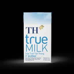 Sữa tươi TH true MILK Ít đường hộp 110ml (lốc 4 hộp) - img_01KBWRZQTY6GVWRDR745C5MN85