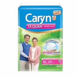 Tã quần Caryn mỏng nhẹ size XL (24 miếng) - img_01KBWRZSA6F84YK67HRT14ZT25