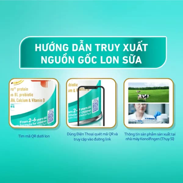 Sữa bột cho bé Nestle NAN Optipro Plus 4 800g (2 - 6 tuổi)