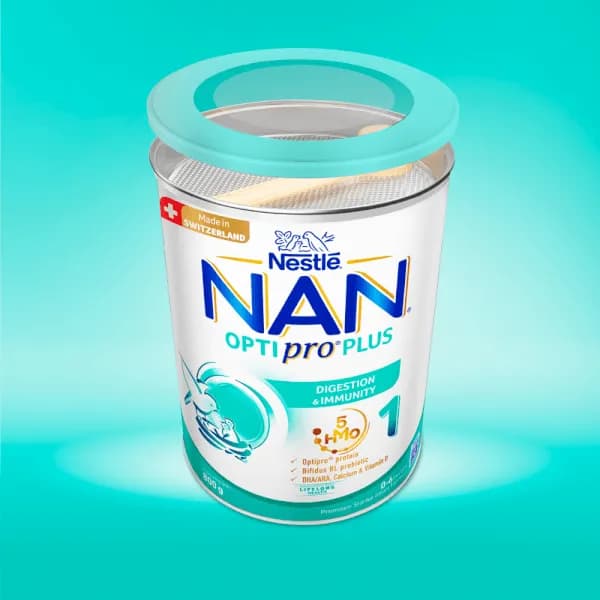 Sữa bột cho bé Nestle NAN Optipro Plus 1 800g 5HMO (0 - 6 tháng tuổi)