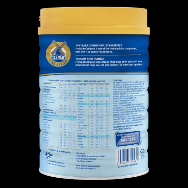 Sữa bột cho bé Frisolac Gold số 1 380g (0 - 6 tháng tuổi)