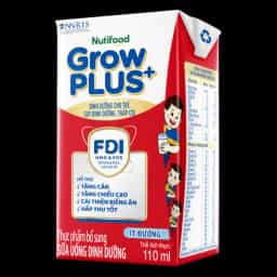 Sữa bột pha sẵn Nutifood GrowPLUS+ Đỏ ít đường 110ml (lốc 4 hộp) - img_01KBWRZDQ6BSQ7F72WG2QRERTF