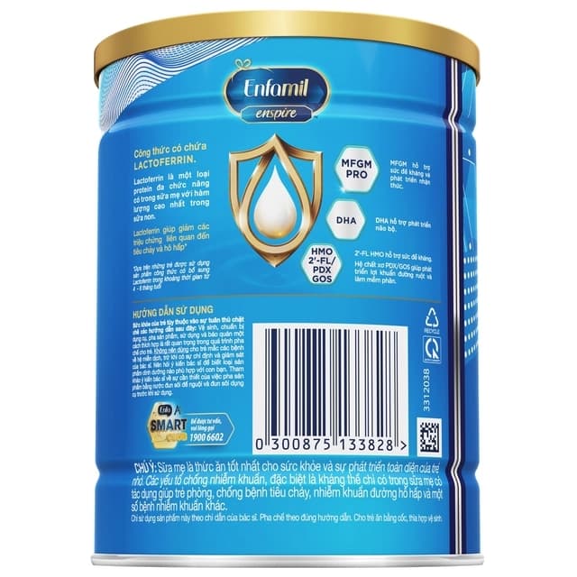 Sữa bột cho bé Enfamil Enspire số 1 350g (0 - 12 tháng tuổi)