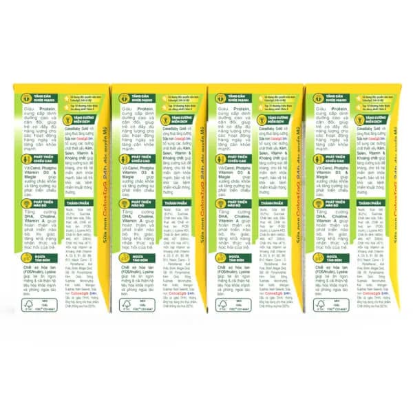 Sữa bột pha sẵn Colosbaby 180ml (lốc 4 hộp)