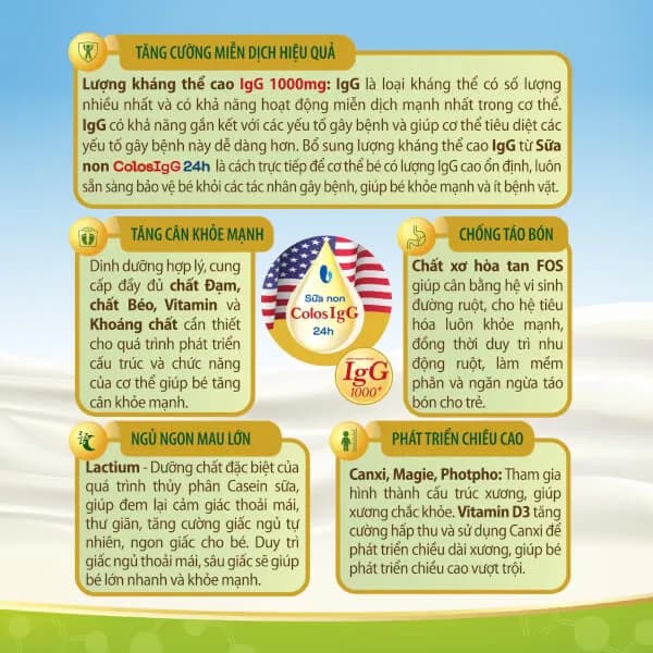 Sữa bột cho bé ColosBaby Gold 0+ 800g (0 - 12 tháng tuổi)