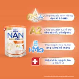 Sữa bột cho bé Nestle NAN INFINIPRO A2 số 1 800g 5HMO (0 - 1 tuổi) - img_01KBWRZF3B3GJM85WQT8759Y5P