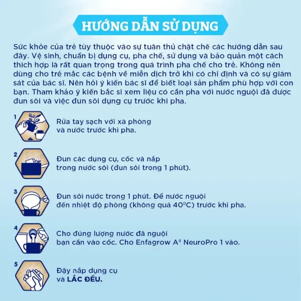 Sữa bột cho bé Enfamil A2 NeuroPro số 1 350g (Infant Formula, 0 - 6 tháng tuổi)