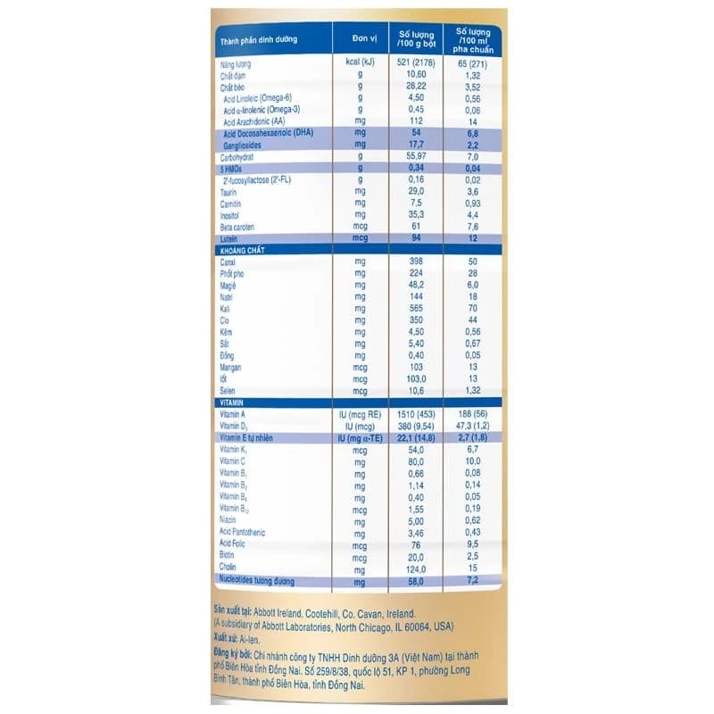 Sữa bột cho bé Similac 5G 0+ 850g (0 - 12 tháng tuổi)