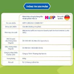 Sữa bột cho bé HiPP Organic Combiotic số 3 800g (1 - 3 tuổi) - img_01KBWRZJ7EE632MTSBEAQY0VFN