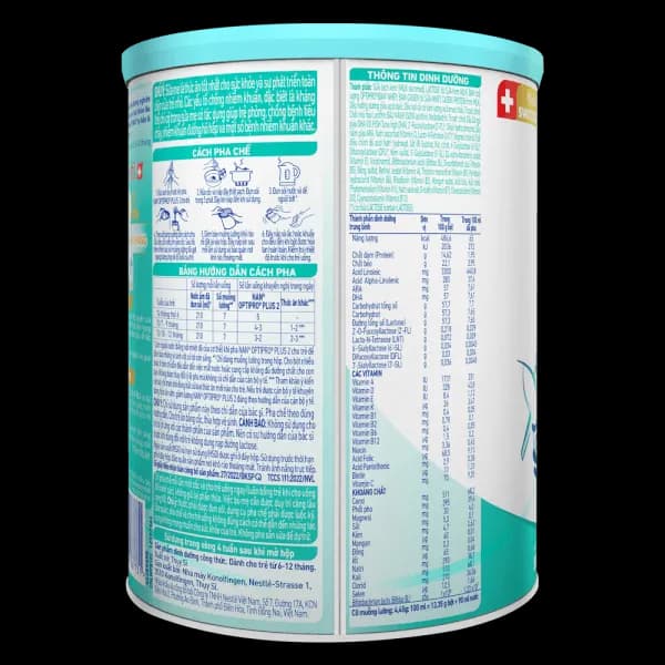Sữa bột cho bé Nestle NAN Optipro Plus 2 800g 5HMO (6 - 12 tháng tuổi)