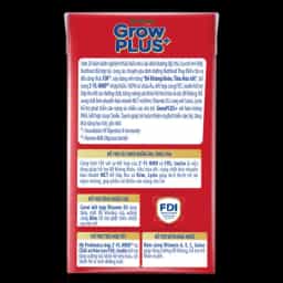Sữa bột pha sẵn Nutifood GrowPLUS+ Đỏ ít đường 110ml (lốc 4 hộp) - img_01KBWRZDQ7BMW395H4ESEXME1Z