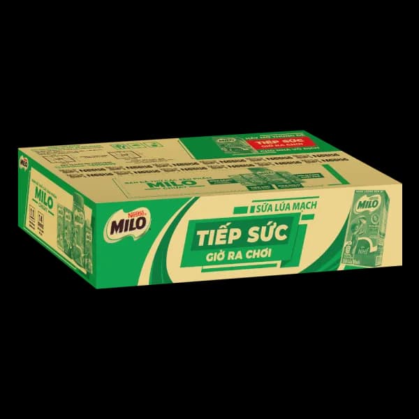 Sữa lúa mạch Nestlé Milo 110ml (lốc 4 hộp)