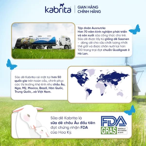 Sữa dê Kabrita Số 1 800g (0 - 12 tháng tuổi)